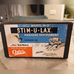"BOX ONLY" Vintage box for Oster Massager
